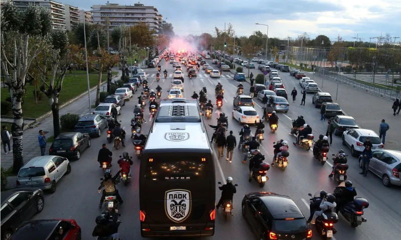 ΠΑΟΚ - Μπενφίκα: Συνοδεία οπαδών ο Δικέφαλος στην Τούμπα!