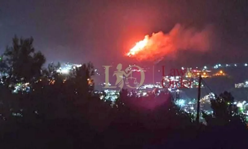Σάμος - Φωτιά στον καταυλισμό προσφύγων και μεταναστών!