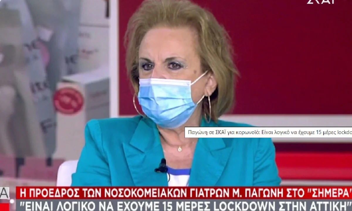 Παγώνη: Είναι λογικό να έχουμε lockdown στην Αττική! (vids)