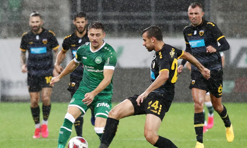 Σεντ Γκάλεν-ΑΕΚ 0-1 (Τελικό)