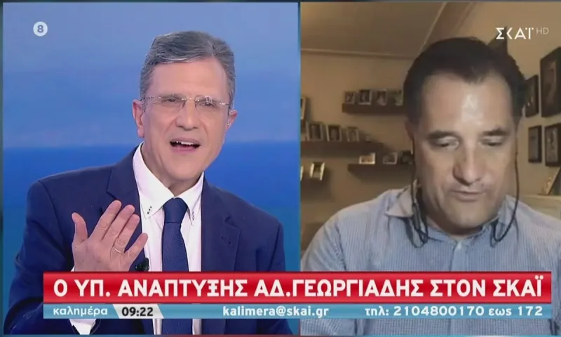 Άδωνις Γεωργιάδης στον ΣΚΑΪ: «Ακούω τη λέξη κατάληψη και με πιάνει αναφυλαξία»