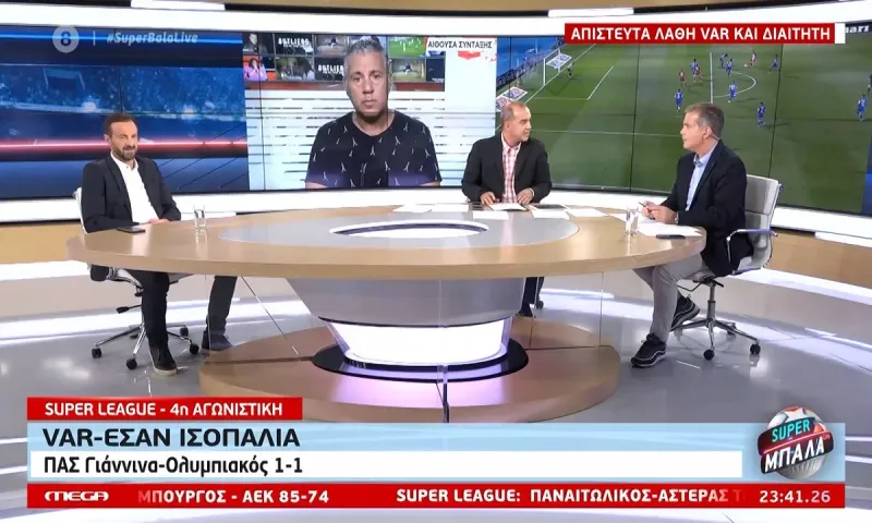 Τσίκινης: «Παραποίηση του VAR - Δεν υπάρχει οφσάιντ - O VARίστας δεν έχει κάνει τα σεμινάρια»!