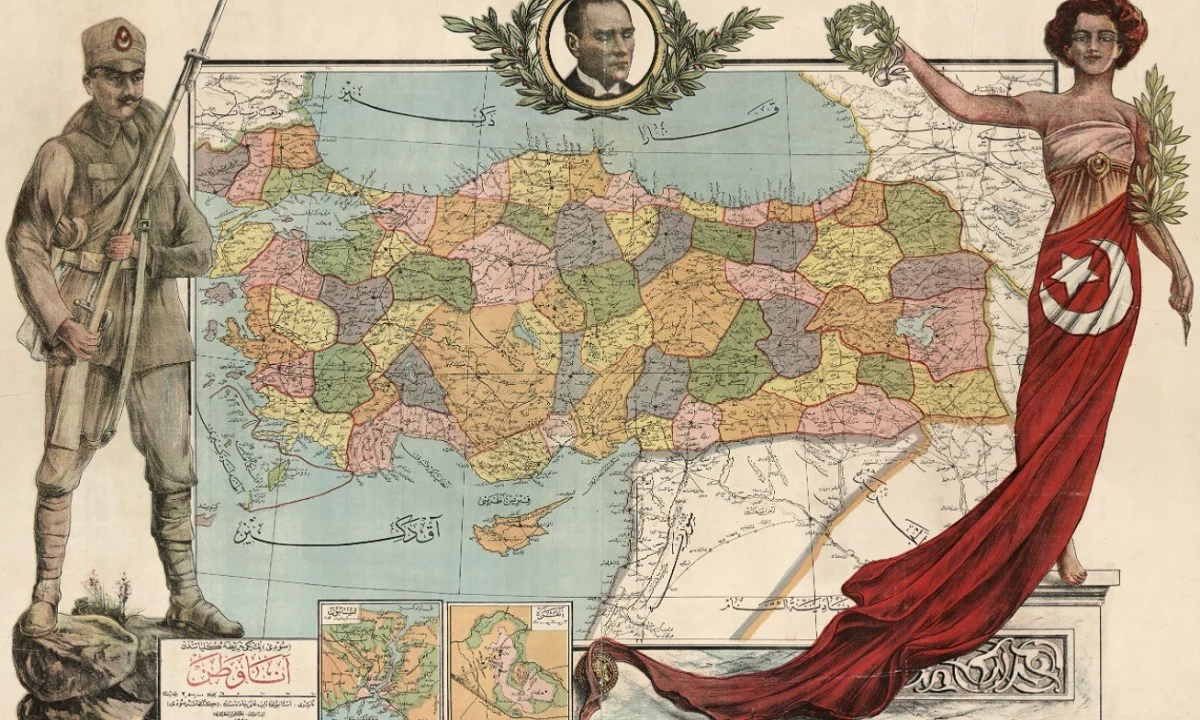 Tουρκία: Ξέχασαν τουρκικό χάρτη του 1927 που δικαιώνει την Ελλάδα