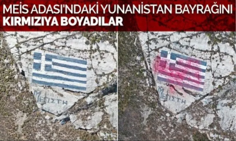 Kαστελόριζο: Βρέθηκαν τα μπαλόνια που έβαψαν κόκκινη την ελληνική σημαία
