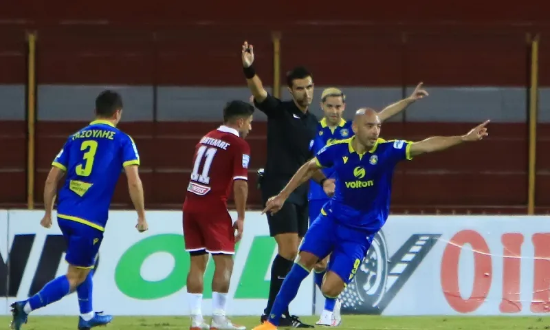 ΑΕΛ - Αστέρας Τρίπολης 1-3: «Καθάρισε» ο Μπαράλες - Δεν σηκώνουν κεφάλι οι Θεσσαλοί