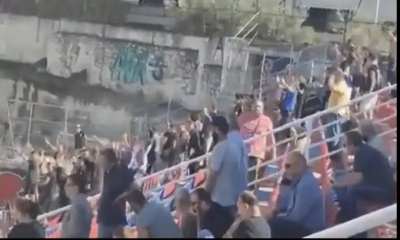 Χαραυγιακός: Κίνδυνος βαριάς τιμωρίας - Σε ματς «υποτίθεται» κεκλεισμένων των θυρών 100 οπαδοί «επιτέθηκαν» στους παίκτες της Μυκόνου από την εξέδρα! (pics)