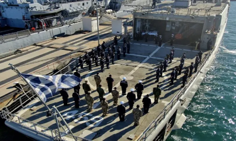 Ελλάδα: Ανάληψη καθηκόντων διοικητή εν πλω της επιχείρησης «IRINI»