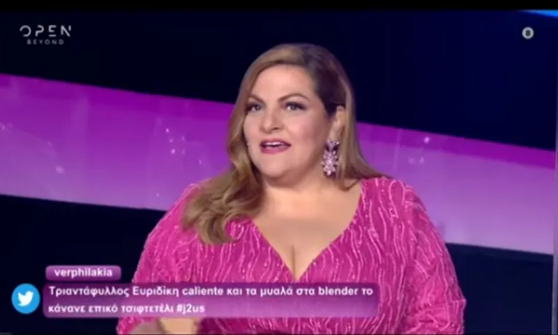 VIRAL: Η Βίκυ Σταυροπούλου αποκάλεσε... Γαρύφαλλο τον Τριαντάφυλλο (vid)