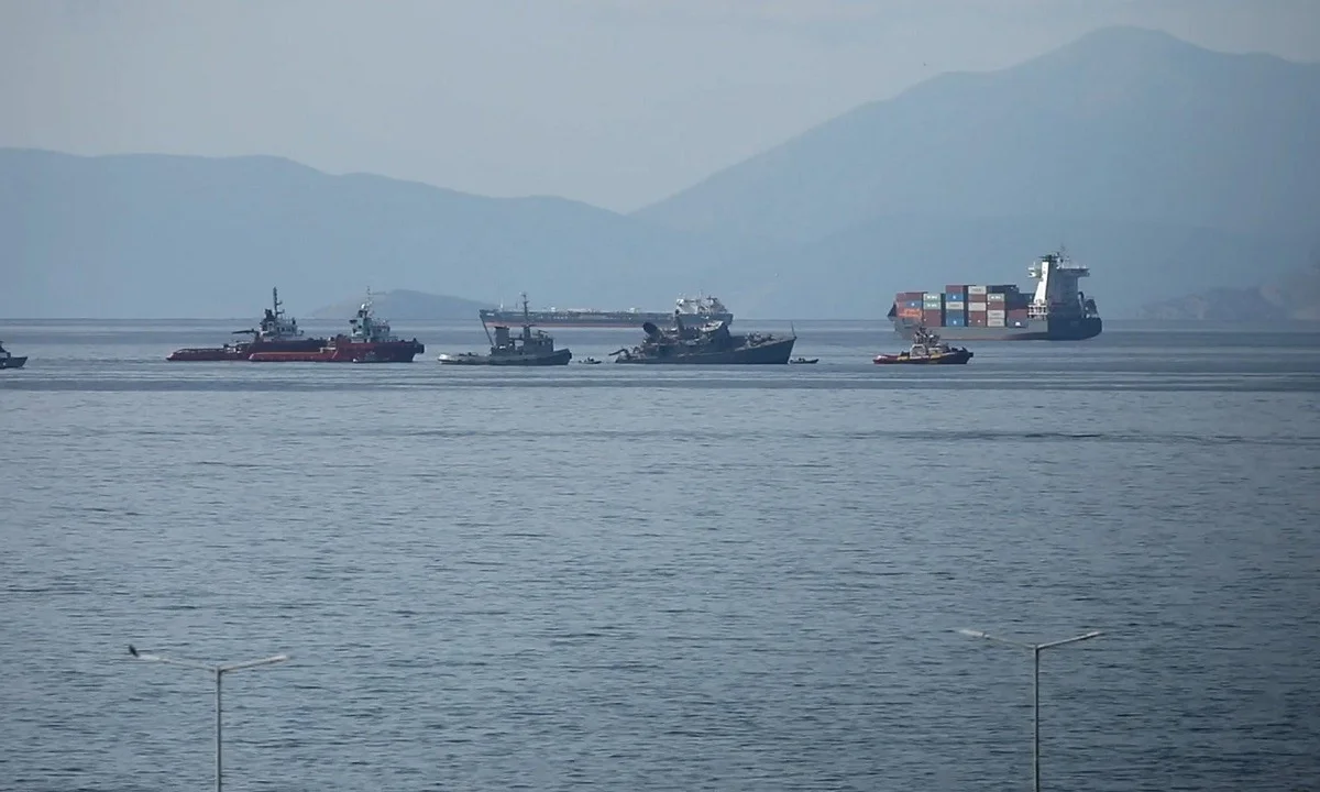 Νέες σοκαριστικές εικόνες από το «Καλλιστώ»: Εξαφανίστηκε τελείως η πρύμνη (vids)