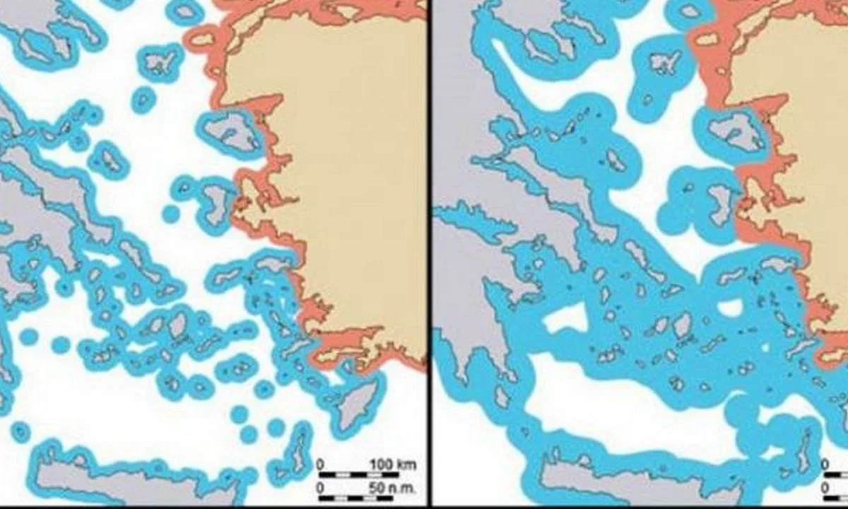 Ελληνοτουρκικά: Κι όμως, η CIA αναφέρει ότι η Ελλάδα διαθέτει αιγιαλίτιδα ζώνη 12 ν.μ!