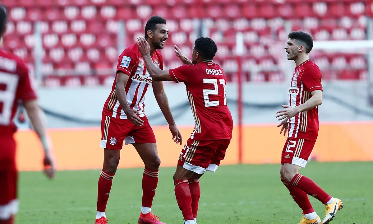 Ολυμπιακός - Απόλλων Σμύρνης 2-0: Τα δύο του Χασάν και τα δοκάρια (vid)