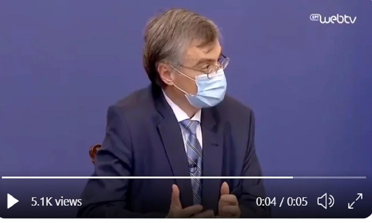 Τσιόδρας σε ρόλο Τελεταί Μπούκουρας: «Ποιοτική μετάβαση προς το θάνατο»
