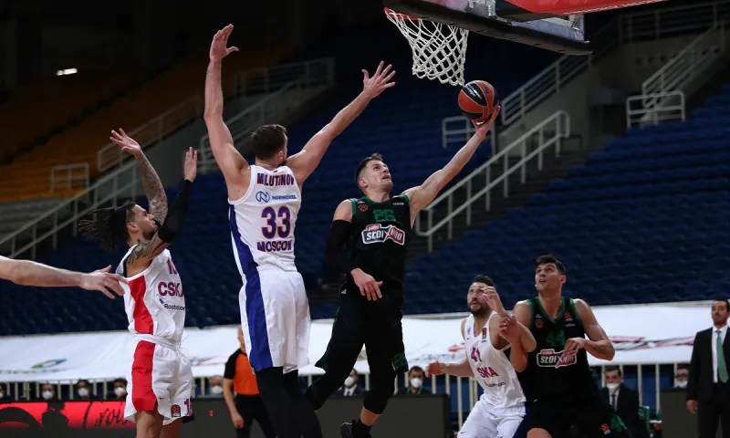 Παναθηναϊκός- ΤΣΣΚΑ 83-89: Αξιοπρεπής απέναντι σε ανώτερο αντίπαλο