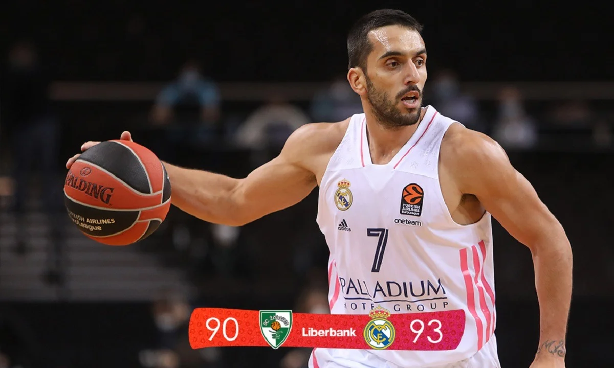 Ζαλγκίρις- Ρεάλ 90-93: Μεγάλο διπλό στο Κάουνας
