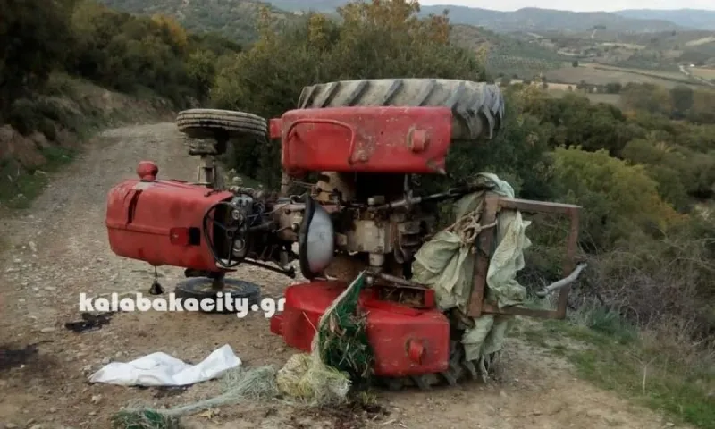 Καλαμπάκα: Τραγωδία για 22χρονη - Καταπλακώθηκε από τρακτέρ