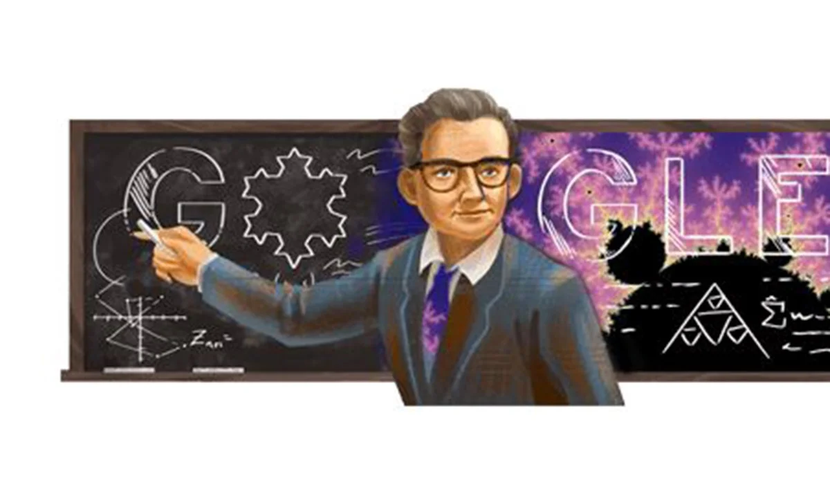 Google - Doodle: Τιμά τον μαθηματικό Μπενουά Μάντελμπροτ