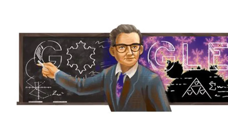 Google - Doodle: Τιμά τον μαθηματικό Μπενουά Μάντελμπροτ