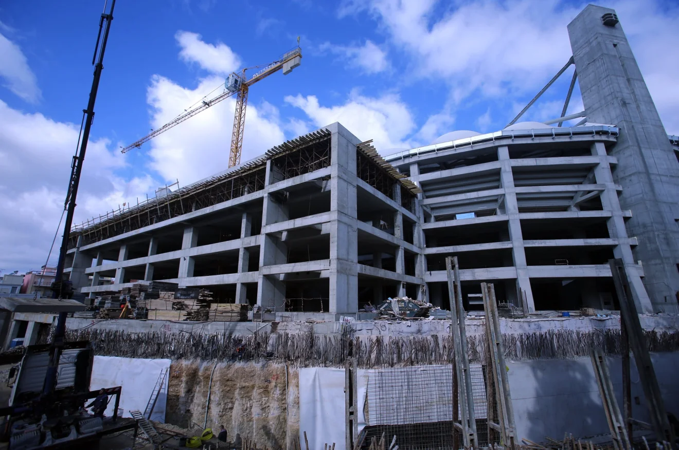 OPAP ARENA: Ολοκληρώνεται το κτίριο των δύο μουσείων του γηπέδου της ΑΕΚ (pics)