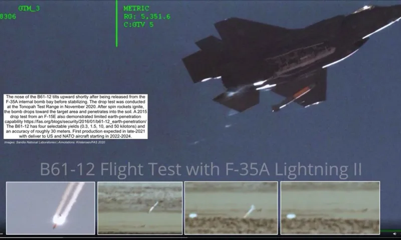 F-35: Με νέες υπέρ βόμβες τα εξοπλίζουν οι ΗΠΑ για το ΝΑΤΟ - Κακό για την Τουρκία