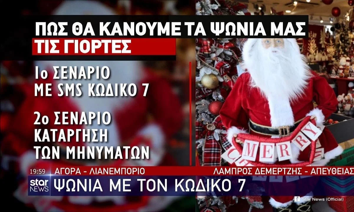 Lockdown: Με sms η μετακίνηση στα καταστήματα τα Χριστούγεννα!