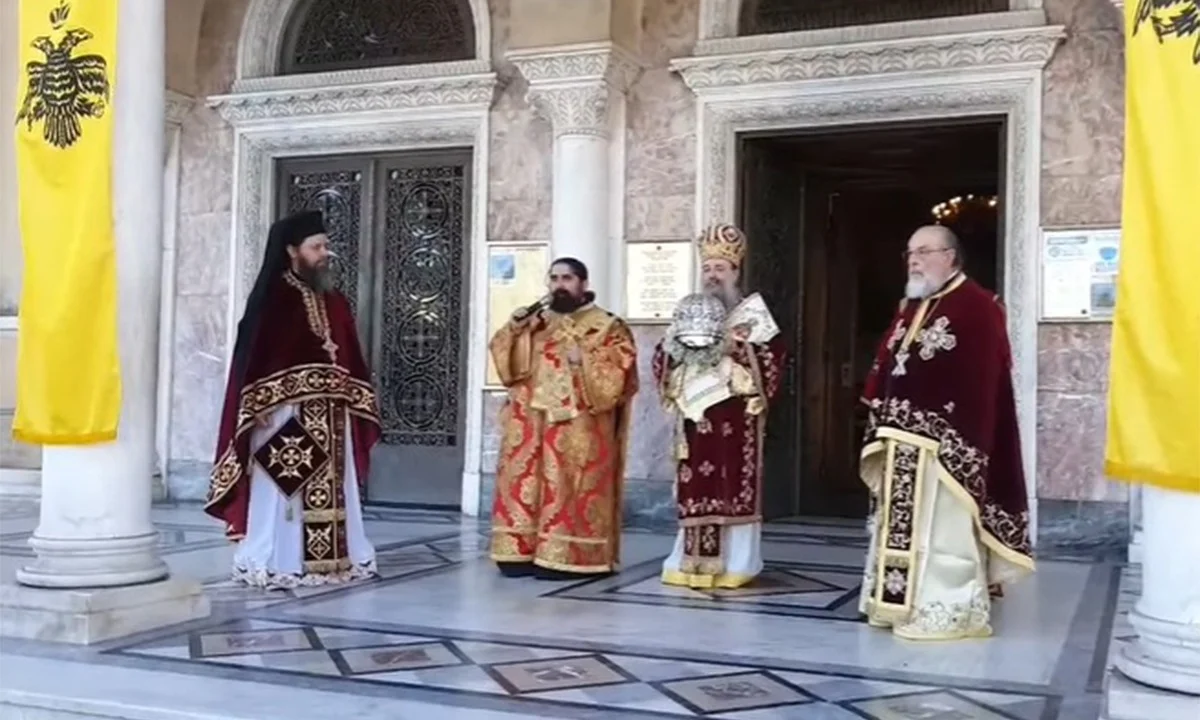 Γιορτή του Αγίου Ανδρέα με περιφορά πέριξ του Ναού – Όλα όσα είπε ο Μητροπολίτης