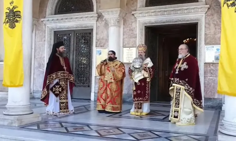 Γιορτή του Αγίου Ανδρέα με περιφορά πέριξ του Ναού – Όλα όσα είπε ο Μητροπολίτης