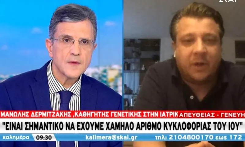 Δερμιτζάκης: «Επικίνδυνος ο εμβολιασμός με υψηλό αριθμό κρουσμάτων»