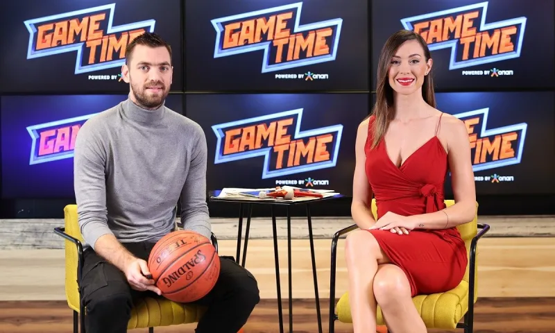 Ο Βαγγέλης Μάντζαρης στο ΟΠΑΠ Game Time ΜΠΑΣΚΕΤ
