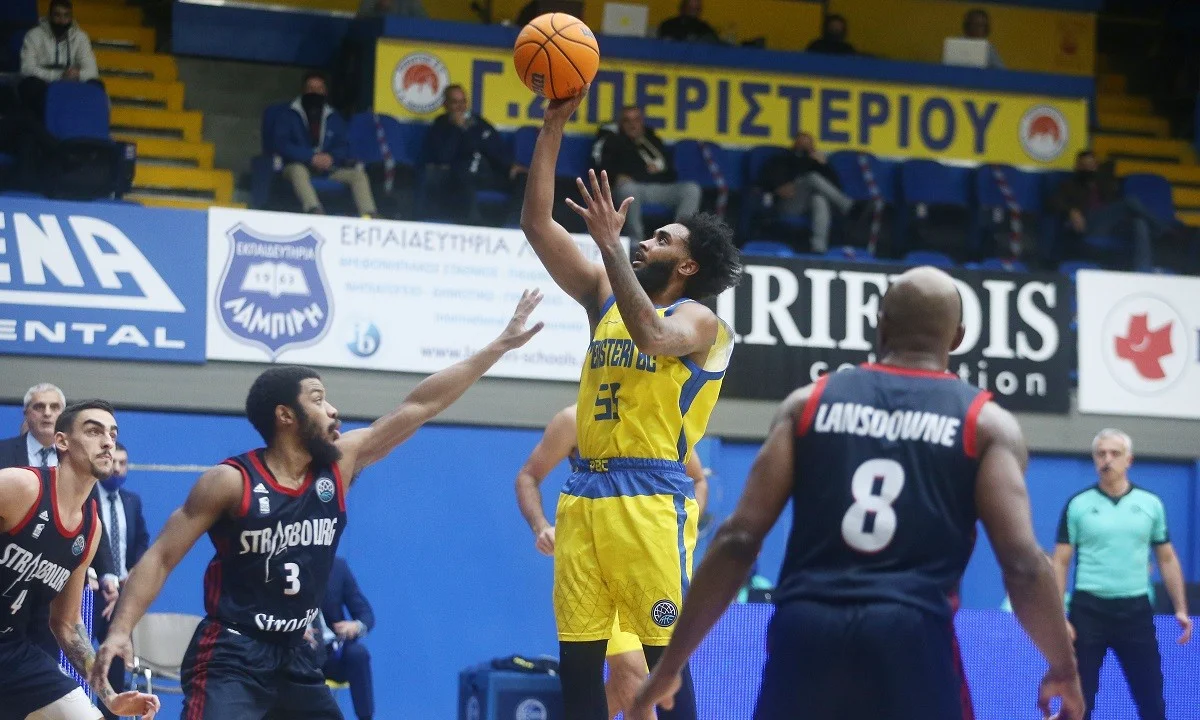 Περιστέρι- Στρασμπούρ 76-79: Ορατός ο αποκλεισμός