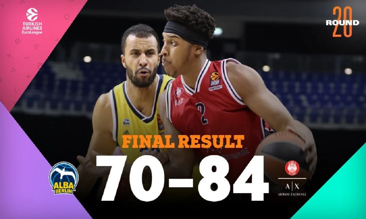 Άλμπα Βερολίνου- Αρμάνι Μιλάνο 70-84: Βλέπει τετράδα (Vid)