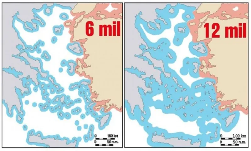 Ελληνοτουρκικά: Ένας κρυφός λόγος που οι Τούρκοι τρέμουν τα 12 μίλια στο Αιγαίο