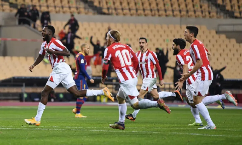 Μπαρτσελόνα - Αθλέτικ Μπιλμπάο 2-3: Οι Βάσκοι κατέκτησαν το Σούπερ Καπ Ισπανίας!