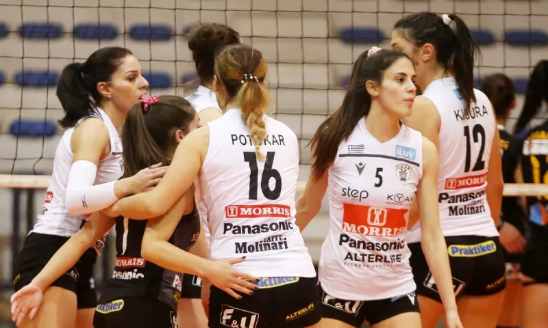 Volley League Γυναικών: ΠΑΟΚ-ΑΕΚ 3-0 - Αποτελέσματα & βαθμολογίες