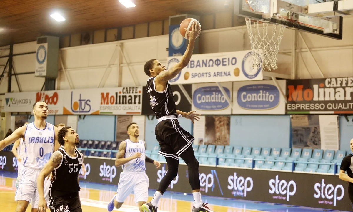 Ηρακλής- ΠΑΟΚ 61-63: Με πολύ Love στον ημιτελικό