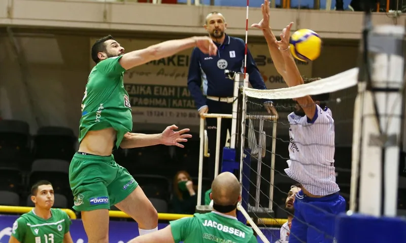 Παναθηναϊκός - Κηφισιά 3-0 σετ: 7η νίκη για τους «πράσινους»