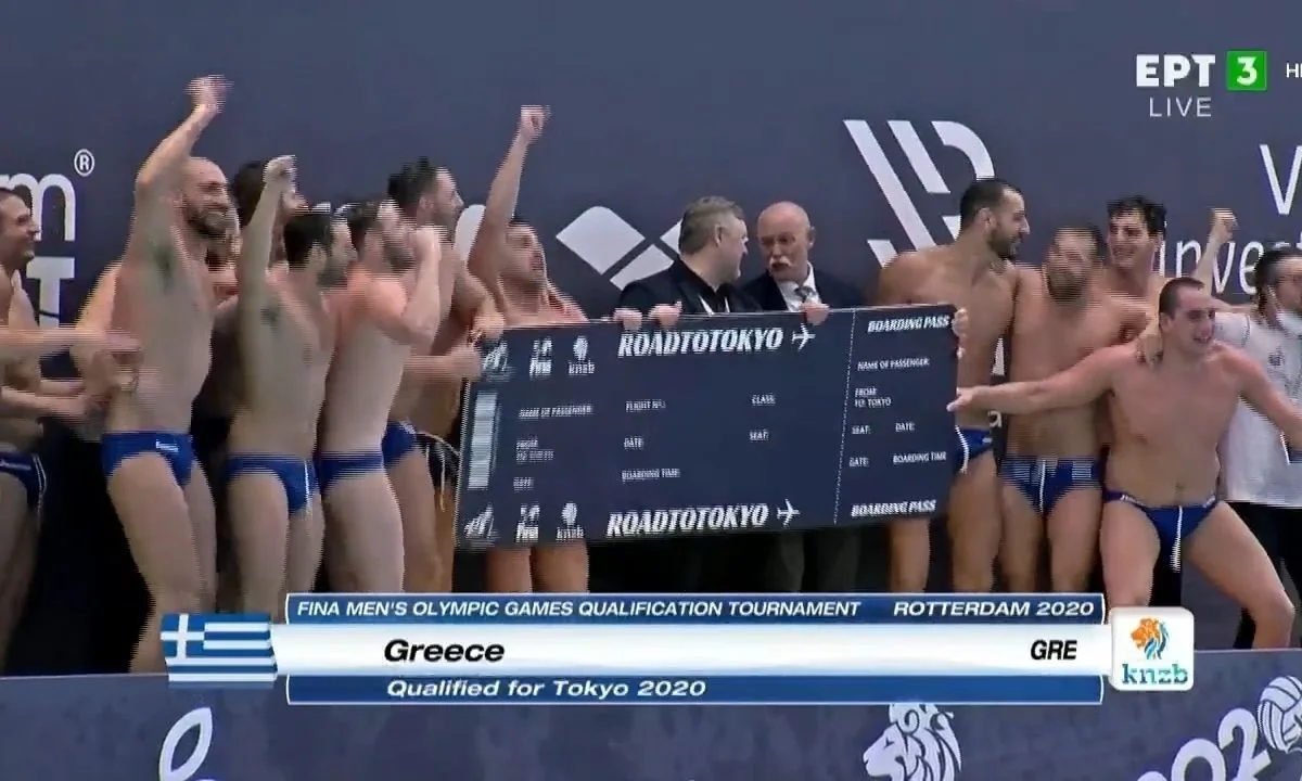 Εθνική Ελλάδας Πόλο: Οι πανηγυρισμοί των παικτών για την πρόκριση στους Ολυμπιακούς του Τόκιο (vids)