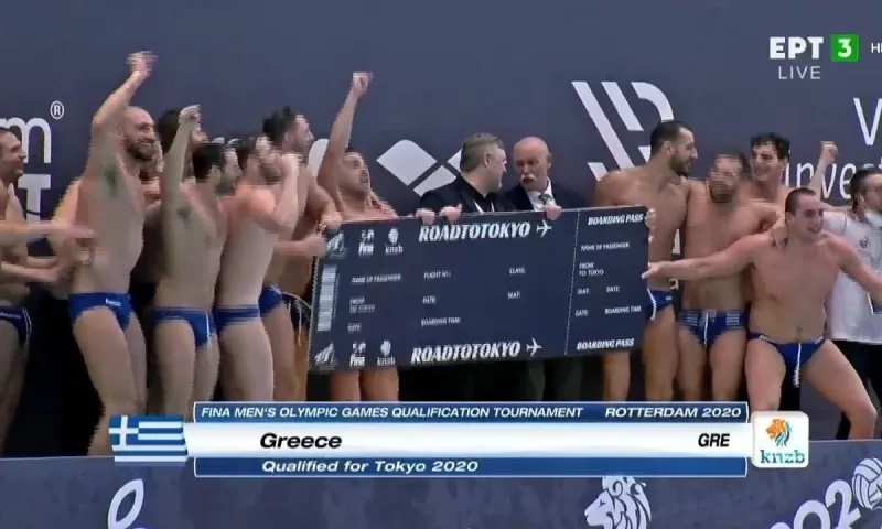 Εθνική Ελλάδας Πόλο: Οι πανηγυρισμοί των παικτών για την πρόκριση στους Ολυμπιακούς του Τόκιο (vids)