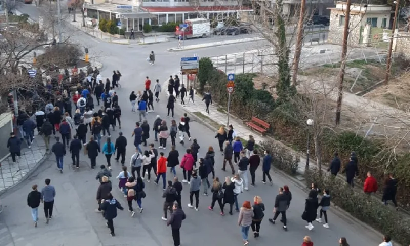 Εύοσμος: Πορεία κατά των περιοριστικών μέτρων - Video του Sportime