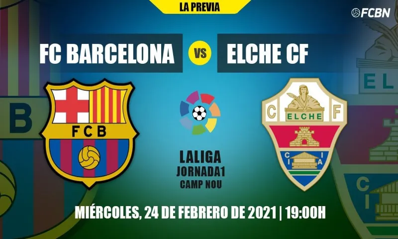 Μπαρτσελόνα - Έλτσε 3-0 (ΤΕΛΙΚΟ)