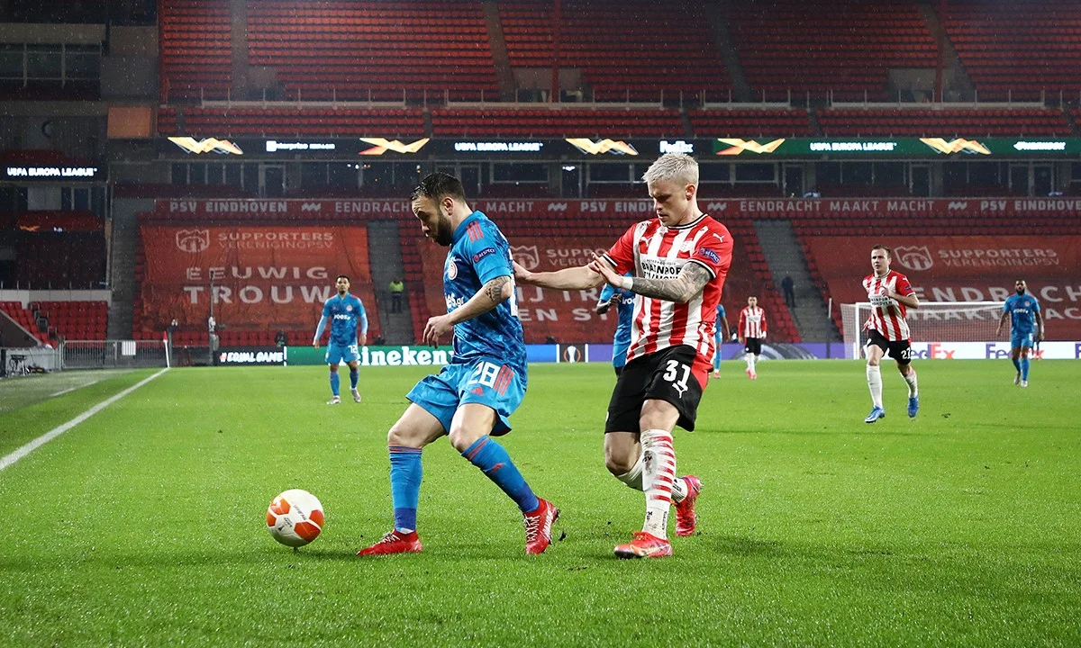 Αϊντχόφεν - Ολυμπιακός 2-1 (Τελικό)