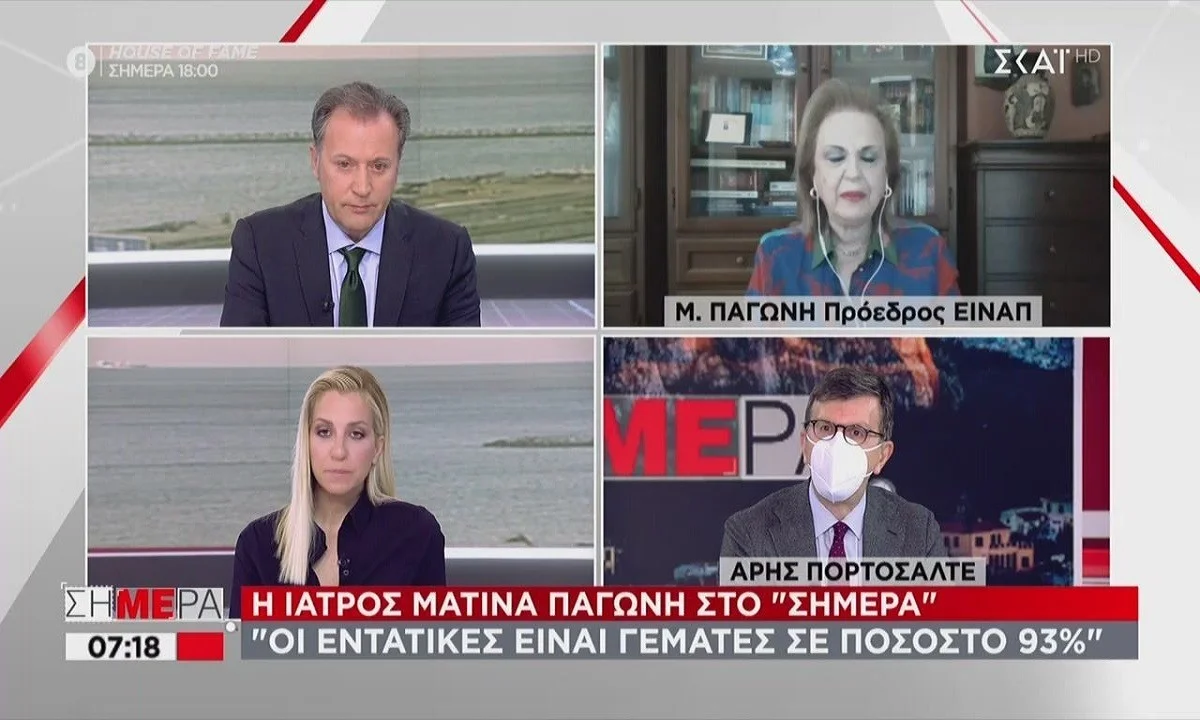 Παγώνη: «Δεν γίνεται lockdown μετά τις 15 Μαρτίου - "Τελειώνουν" οι ΜΕΘ»
