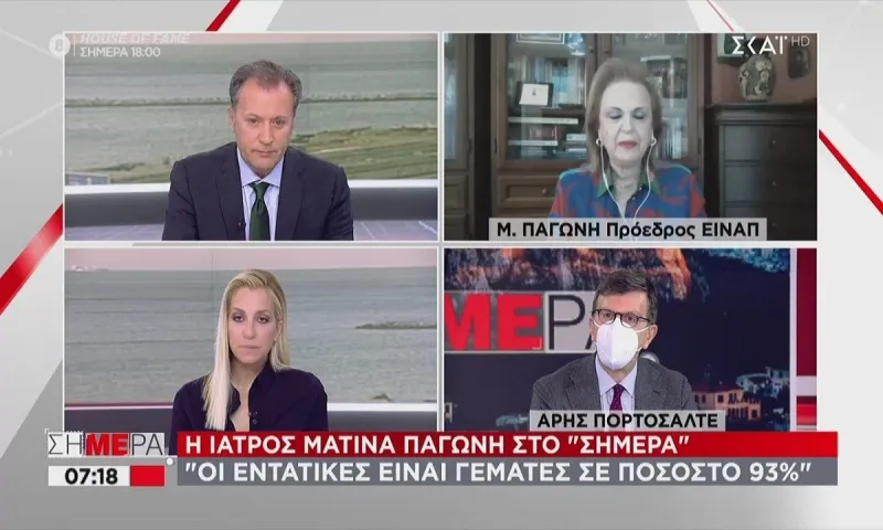 Παγώνη: «Δεν γίνεται lockdown μετά τις 15 Μαρτίου - "Τελειώνουν" οι ΜΕΘ»