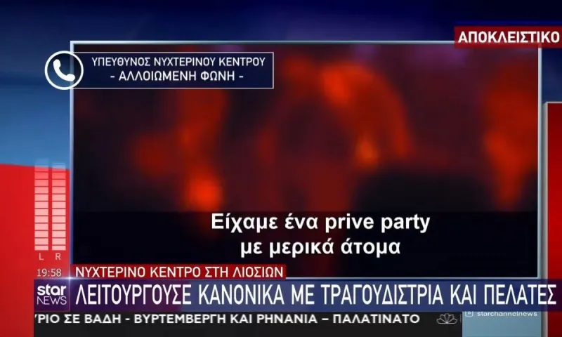 Έτσι έγινε το «ντου» της αστυνομίας στο νυχτερινό μαγαζί στη Λιοσίων
