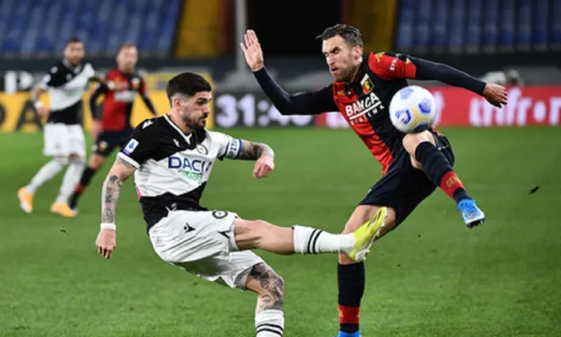 Serie A: Μοιράστηκαν από ένα πόντο Τζένοα και Ουντινέζε