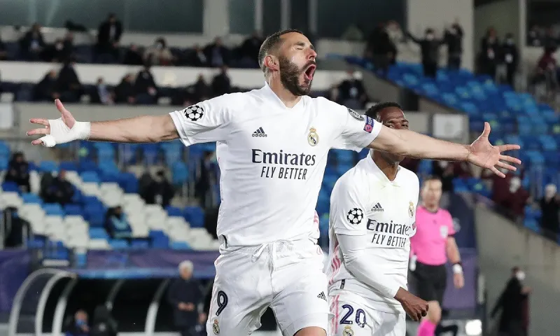 Ρεάλ Μαδρίτης - Αταλάντα 3-1: «Σβηστά» με τριάρα στα προημιτελικά (vid)