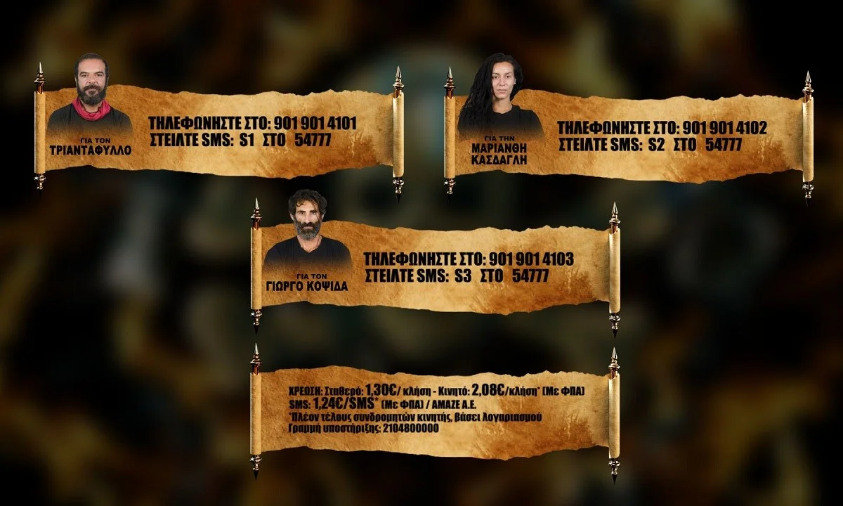 Survivor προτεινόμενοι spoiler 17/3: MEGA POLL! Ψηφίστε ποιος θέλετε να αποχωρήσει από το παιχνίδι! Οριστικό Αποτέλεσμα