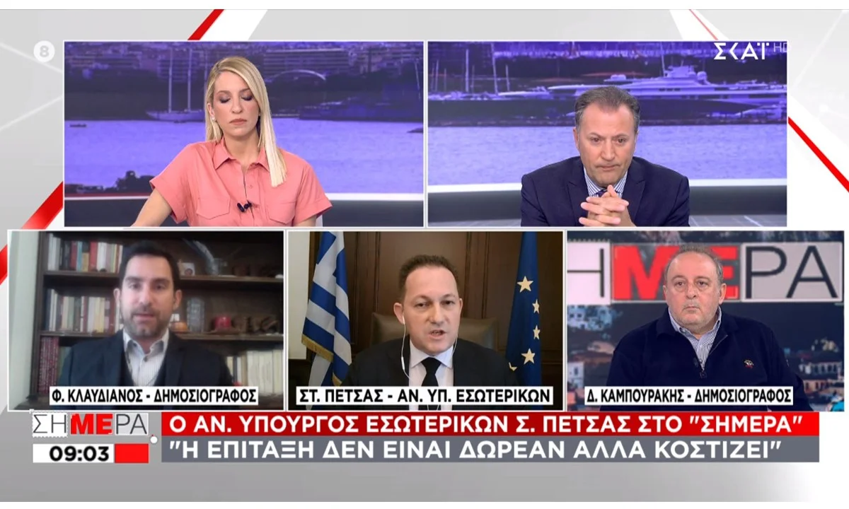 Στέλιος Πέτσας - Αδύνατο το άνοιγμα του λιανεμπορίου στις 29 Μαρτίου