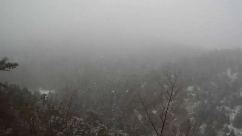 Καιρός - Live εικόνα: Χιονίζει στην Πάρνηθα - «Λευκή» 25η Μαρτίου