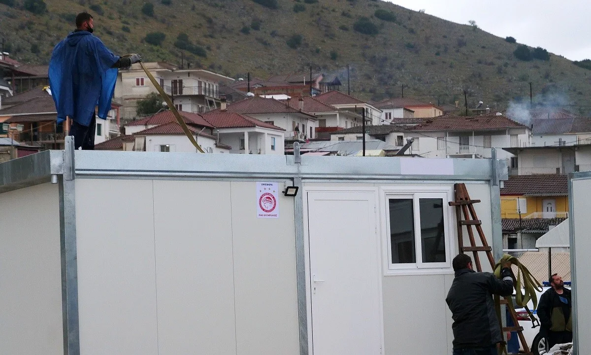 Ολυμπιακός: Την Δευτέρα θα δοθούν οι τελευταίοι οικίσκοι στο Δαμάσι
