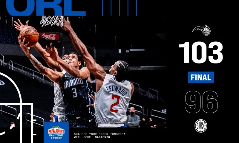 NBA Αποτελέσματα: Κακή ήττα για τους Κλίπερς κόντρα στους Μάτζικ (vid)